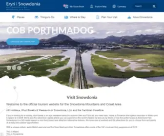 Visitsnowdonia.info(Snowdonia Mountains and Coast) Screenshot