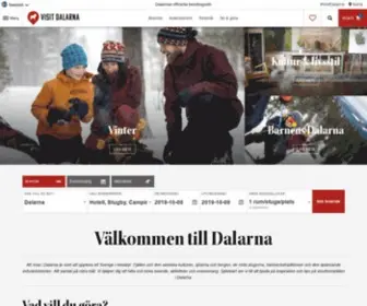 Visitsodradalarna.se(Visit Dalarna) Screenshot