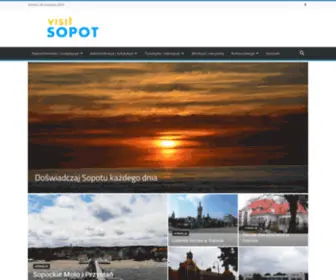 Visitsopot.pl(VISIT SOPOT portal internetowy turystyka atrakcje) Screenshot