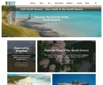 Visitsouthdowns.com(Your Guide to the South Downs National Park) Screenshot