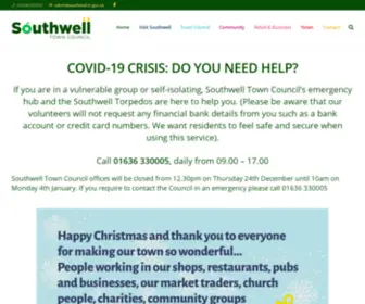 Visitsouthwell.com(Southwell Town Council) Screenshot