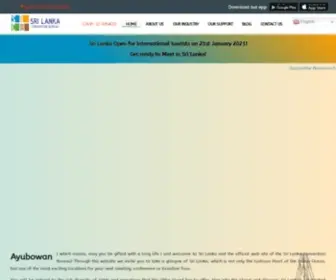 Visitsrilanka.net(Sri Lanka Convention Bureau) Screenshot