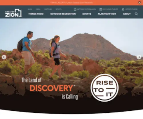 Visitstgeorge.com(Greater Zion Convention &amp; Tourism Office) Screenshot