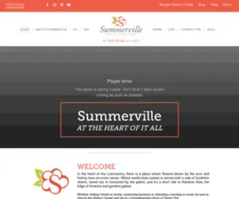 Visitsummerville.com(Visit Summerville SC) Screenshot