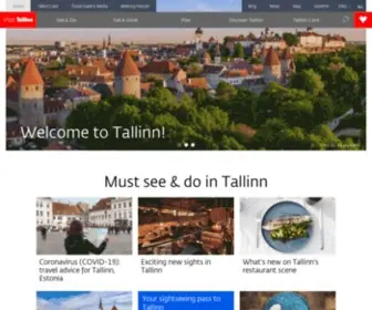 Visittallinn.ee(Visit Tallinn official city guide) Screenshot