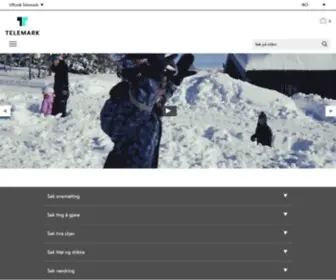 Visittelemark.no(Visit Telemarks offisielle sider) Screenshot