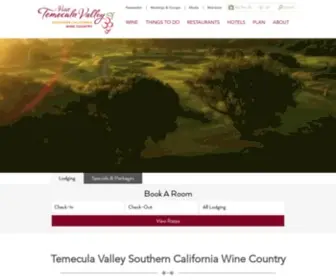 Visittemeculavalley.com(Temecula Valley Guide To Wineries) Screenshot