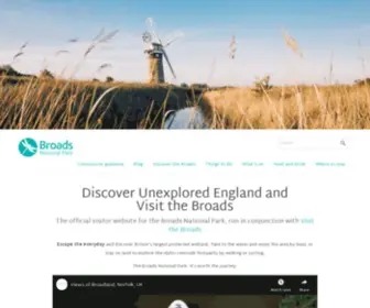 Visitthebroads.co.uk(Visit the Broads National Park) Screenshot