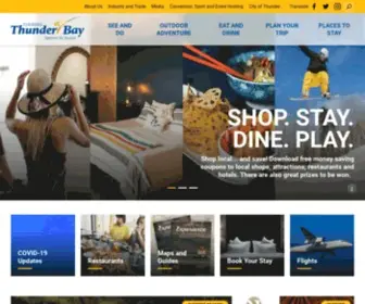 Visitthunderbay.com(Thunder Bay Tourism) Screenshot