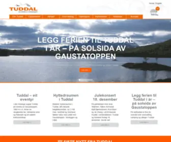 Visittuddal.no(Velkommen til Tuddal) Screenshot