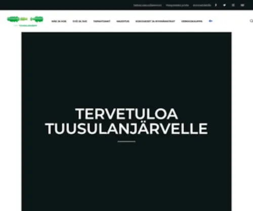 Visittuusulanjarvi.fi(Etusivu) Screenshot