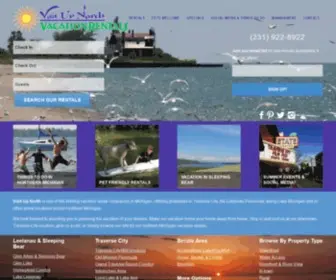 Visitupnorth.com(Traverse City) Screenshot