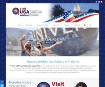 Visitusacommittee.com(Visit Usa Argentina) Screenshot