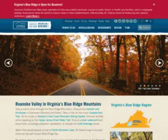 Visitvablueridge.com(Roanoke, VA) Screenshot