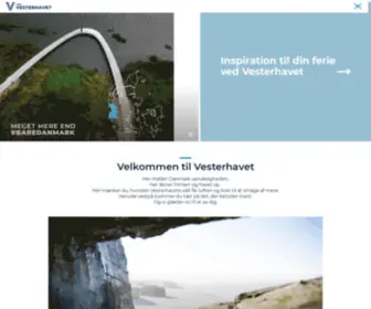 Visitvesterhavet.dk(Ferie ved Vesterhavet) Screenshot