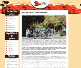 Visitviet.com(Fun things to do in Vietnam) Screenshot