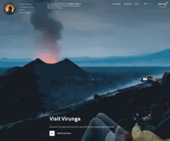 Visitvirunga.org(Visit Virunga) Screenshot