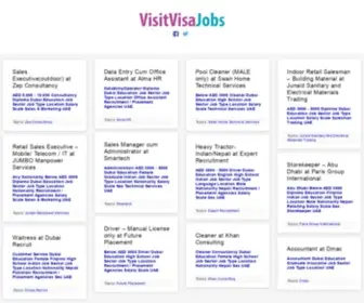 Visitvisajobs.com(Visit Visa Jobs in Dubai) Screenshot