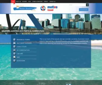 Visitwa.com.au(Visit Western Australia Online) Screenshot