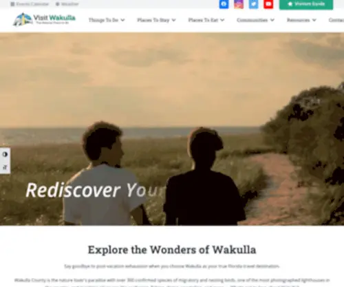 Visitwakulla.com(Wakulla County) Screenshot