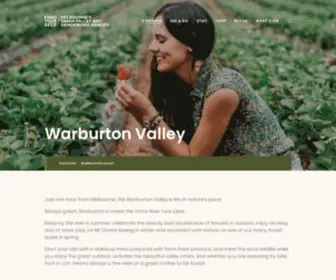 Visitwarburton.com.au(Warburton Valley) Screenshot