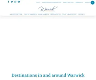 Visitwarwickri.com(Warwick Tourism Site) Screenshot