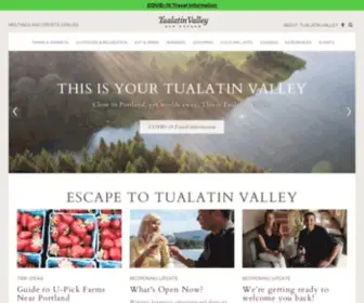 Visitwashingtoncountyoregon.com(Oregon's Tualatin Valley) Screenshot