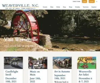 Visitweaverville.com(Weaverville North Carolina) Screenshot
