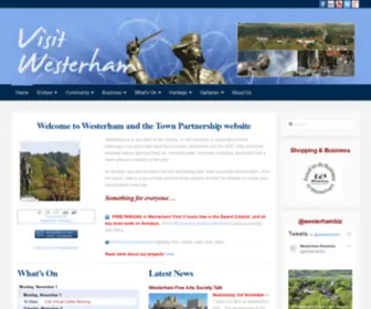 Visitwesterham.org.uk(Proud to do Business in Westerham) Screenshot