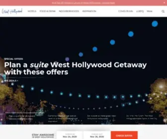 Visitwesthollywood.com(West Hollywood) Screenshot