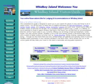 Visitwhidbey.com(Whidbey Island Lodging) Screenshot