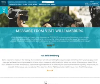 Visitwilliamsburg.com(Visit Williamsburg) Screenshot