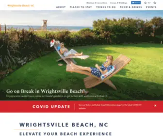 Visitwrightsville.com(Wrightsville Beach) Screenshot