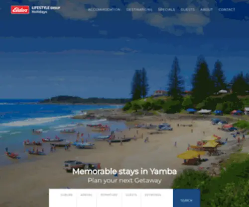 Visityamba.com.au(Yamba Holiday Accommodation) Screenshot