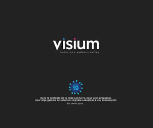 Visium.fr(Votre partenaire audiovisuel en Auvergne : Films) Screenshot