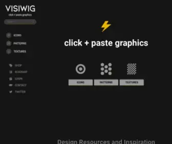 Visiwig.com(We provide visuals for busy designers. Visiwig) Screenshot