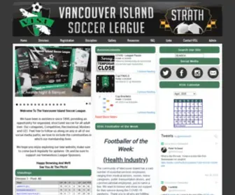 Visl.org(Vancouver Island Soccer League) Screenshot