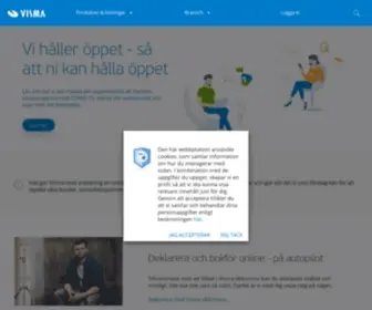 Visma.se(Visma förenklar och effektiviserar verksamhetsprocesser) Screenshot