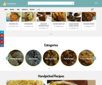 Vismaifood.com(Indian Recipes) Screenshot