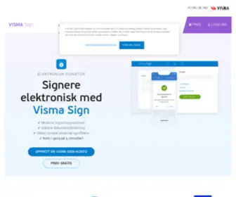 Vismasign.no(Visma Sign) Screenshot