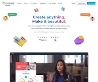 Visme.co(Create Presentations) Screenshot