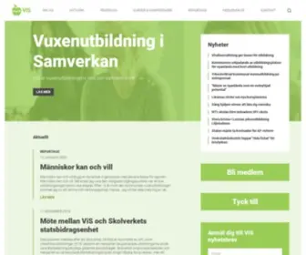 Visnet.se(Vuxenutbildning i Samverkan) Screenshot