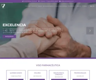 Visofarmaceutica.com(Laboratorios VISO Farmacéutica España) Screenshot