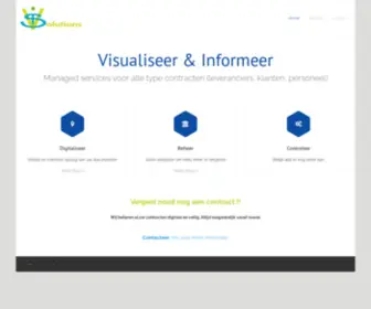 Visolutions.be(Digitaliseer, Beheer en Controleer uw contracten) Screenshot