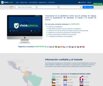 Visorjudicial.com(Visorjudicial) Screenshot