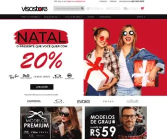Visostore.com.br(Ótica Online) Screenshot