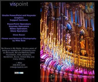 Vispoint.com(PowerPoint Keynote Notes Onsite Operators) Screenshot