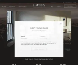 Vispring.de(Luxury Beds) Screenshot