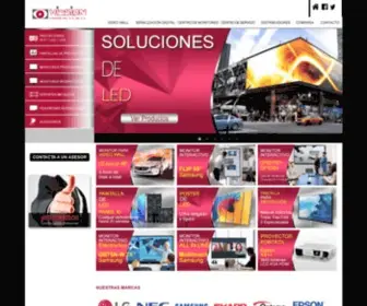 Vission.com.mx(VISSION XXI/Proyectores/Soluciones interactivas digitales/Soluciones educativas/Pizarrones interactivos/Pantallas de Proyeccion) Screenshot