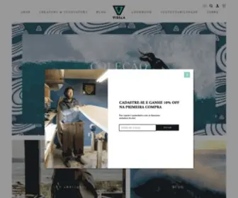 Vissla.com.br(Vissla) Screenshot